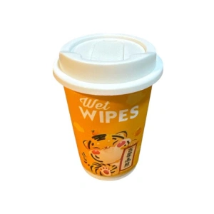 HELVACIOĞLU 9506 KAHVE BARDAĞI ŞEKİLLİ ISLAK MENDİL -  (1 ADET)