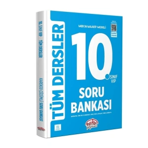 EDİTÖR 10. SINIF VIP TÜM DERSLER SORU BANKASI MAVİ KİTAP