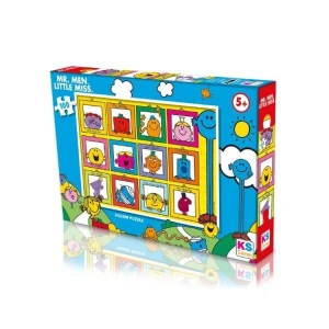 KS GAMES MRMEN714 MR. MEN LITTLE MISS 34x48cm YAPBOZ/PUZZLE 100 PARÇA