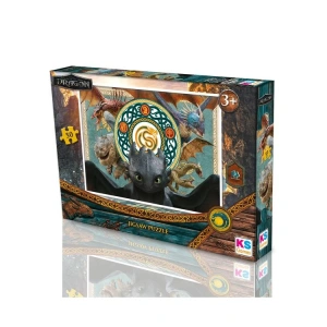 KS GAMES HD709 HOW TO TRAIN YOUR DRAGON 34x48cm YAPBOZ/PUZZLE 50 PARÇA
