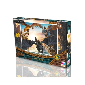 KS GAMES HD714 HOW TO TRAIN YOUR DRAGON 34x48cm YAPBOZ/PUZZLE 100 PARÇA
