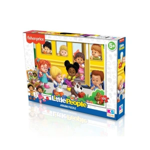 KS GAMES LP714 FISHER PRICE LITTLE PEOPLE 34x48cm YAPBOZ/PUZZLE 100 PARÇA