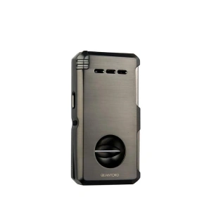 QUANTORO MGM05-32  KESİCİLİ DELİCİLİ İĞNELİ ÇİFT TORCH – JET ALEV ÇAKMAK –  FÜME