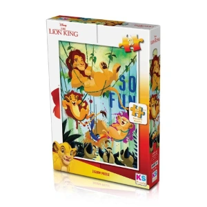 KS GAMES LK709 LION KING 34x48cm YAPBOZ/PUZZLE 50 PARÇA