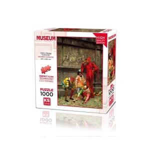 KS GAMES 20662 JESTERS PLAYING COCHONNET 68x48cm YAPBOZ/PUZZLE 1000 PARÇA