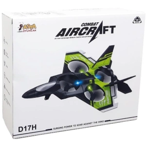 ASYA OYUNCAK D17H COMBAT AIRCRAFT KUMANDALI IŞIKLI ÜÇ MOTORLU DRON UÇAK 14+