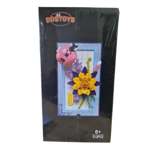 DOSTOYS 115-11 MİNİ ÇİÇEK BLOK OYUNCAK AY IŞIĞINDA GÜZELLİK 313 PARÇA 6+