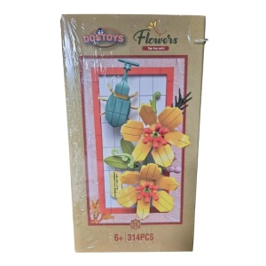 DOSTOYS 115-15 MİNİ ÇİÇEK BLOK OYUNCAK GÜNDÜZ ZAMBAĞI 314 PARÇA 6+