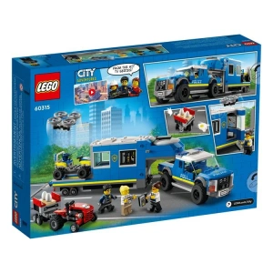 LEGO 60315 CİTY POLİS MOBİL KOMUTA KAMYONU 436 PARÇA 6+