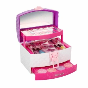 SUNMAN K21002B PRETTY PINKY 3 KATMANLI TAŞIMA ÇANTALI MAKYAJ OYUN SETİ