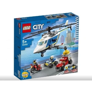 LEGO 60243 CITY POLİS HELİKOPTERİ TAKİBİ 212 PARÇA 5+