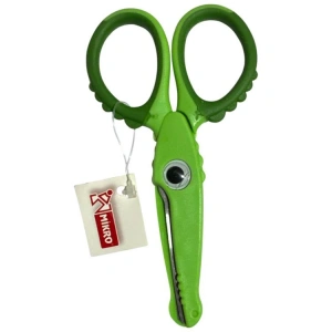 MİKRO KS170 RENKLİ TİMSAH FİGÜRLÜ KORUMALI OKUL MAKASI (TEKLİ)