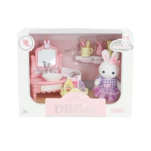 MEGA 6621-5 BAY DREAMY MINI AKSESUARLI PET LAVABO SETİ 3+