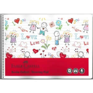 FABER CASTELL SPİRALLİ PP. KAPAK 2023 RESİM DEFTERİ 25x35 30 YP. 5075000481 - TEKLİ