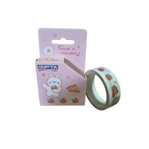 GIPTA K8903 RABBIT RENKLİ KAĞIT BANT KUTULU - 1.5 MMX5M