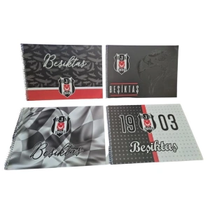 TMN BEŞİKTAŞ SPİRALLİ KARTON KAPAK 17X24 RESİM DEFTERİ 15 YP. 463638