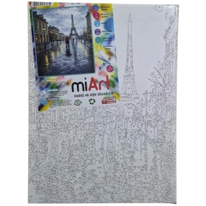 MİART MSB30422 30X40 SAYILARLA BOYAMA TUVAL - PARİS VE AŞK