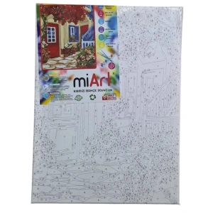 MİART MSB30425 30X40 SAYILARLA BOYAMA TUVAL - KIRMIZI BAHÇE