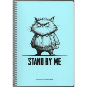GIPTA STAND BY ME SPİRALLİ PP. KAPAK A4 80 YP. KARELİ DEFTER - 7983 (TEKLİ)