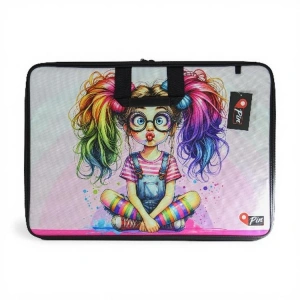 PİN PİN.2003 KARMA DESENLİ KUMAŞ 39X55 PROJE ÇANTASI