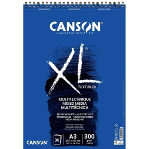 CANSON XL MİXED MEDİA MULTİ-TEKNİK SPİRALLİ RESİM DEFTERİ BLOĞU 300 GR. A3 30 YP. - FT200807216
