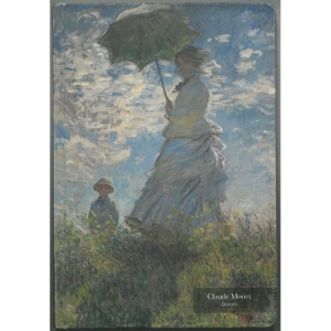 PAPİRÜS  TUVAL CİLTLİ SERT KAPAK 16X23 96 YP. ÇİZGİSİZ (DÜZ) DEFTER