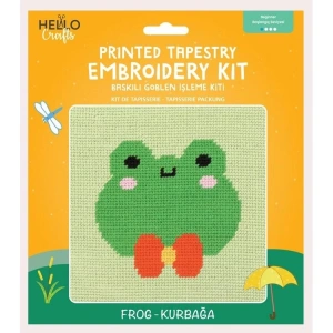 HELLO CRAFTS HC507 BASKILI GOBLEN KİTİ - KURBAĞA