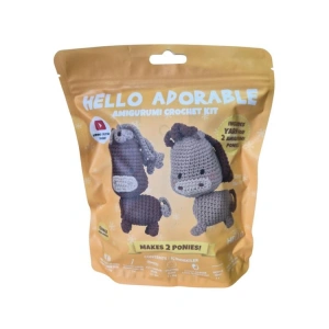HELLO CRAFTS HC885 ADORABLE AMIGURUMI ÖRGÜ KİTİ - GINGER THE PONY (1 SET)