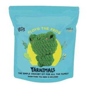 HELLO CRAFTS HC001 YARNIMALS AMIGURUMI ÖRGÜ KİTİ - FLOYD THE FROGE (1 SET)