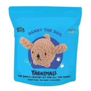 HELLO CRAFTS HC004 YARNIMALS AMIGURUMI ÖRGÜ KİTİ - DANNY THE DOG (1 SET)