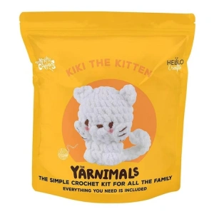 HELLO CRAFTS HC006 YARNIMALS AMIGURUMI ÖRGÜ KİTİ - KIKI THE KITTEN (1 SET)
