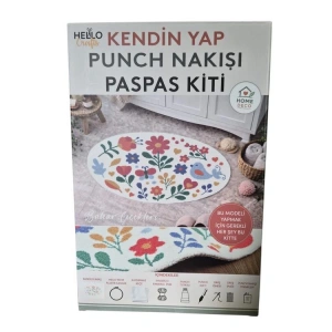 HELLO CRAFTS PNP01 NAKIŞ PASPAS KİTİ OVAL - BAHAR ÇİÇEKLERİ
