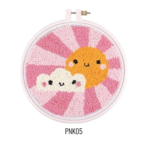 HELLO CRAFTS PNK06  PUNCH NAKIŞ KİTİ - BULUT VE GÜNEŞ