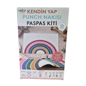 HELLO CRAFTS PNP02 NAKIŞ PASPAS KİTİ KARE - GÖKKUŞAĞI