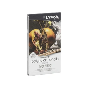 LYRA REMBRANDT POLYCOLOR PENCILS ESKİZ ÇİZİM SETİ METAL KUTU 12 PARÇA - L2001120