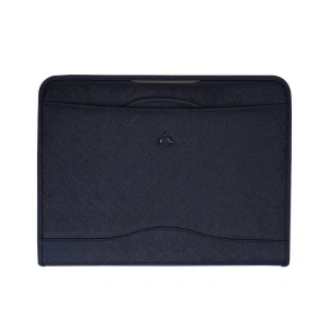 ÖNDER MINBAG 8002-3 MILANO 28,5 x 37 cm GİZLİ SAPLI ÇİFT FERMUARLI EVRAK ÇANTASI SİYAH