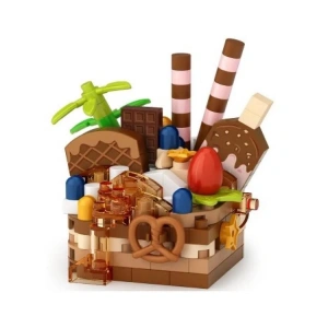 VAGONLIFE LOZ 8642 MİKRO BLOK ÇİKOLATALI PASTA 160 PARÇA