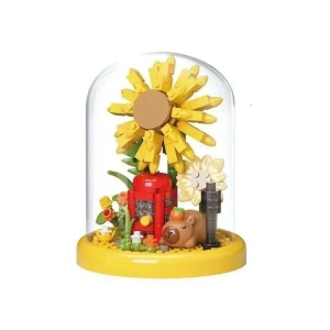 VAGONLIFE PANLOS P2592 CAPYBARA FLOWER SET 219 PARÇA BLOCK OYUNCAK 6+