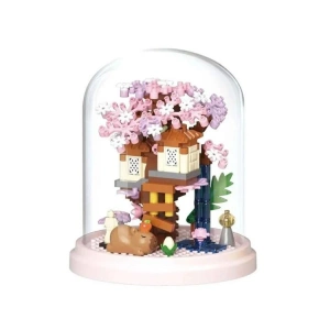 VAGONLIFE PANLOS P2596 CAPYBARA AĞAÇ EV 258 PARÇA BLOCK OYUNCAK 6+