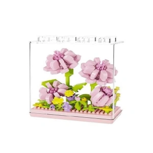 VAGONLIFE PANLOS P2504 PEMBE PAPATYA MODEL183 PARÇA BLOCK OYUNCAK 6+