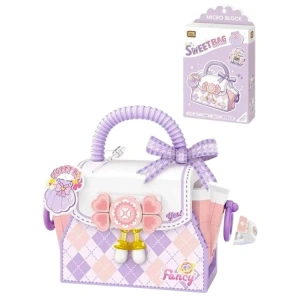 VAGONLIFE LOZ 8846 MİKRO BLOK MOR ÇANTA 350 PARÇA BLOCK OYUNCAK 14+