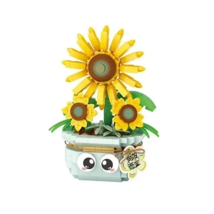 VAGONLIFE LOZ 8840 MİKRO BLOK SAKSILI AYÇİÇEĞİ 320 PARÇA BLOCK OYUNCAK 14+