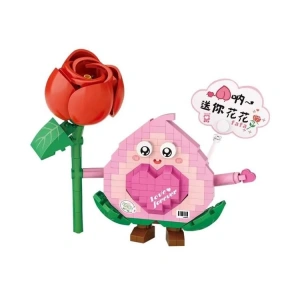 VAGONLIFE LOZ 8818 MİKRO BLOK ÇİLEK ÇİÇEK 330 PARÇA BLOCK OYUNCAK 14+