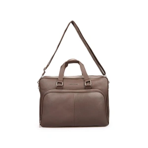 PIERRE CARDIN 01PC001116-KH ÇIKARILABİLİR KORDONLU VALİZ SABİTLEMELİ LAPTOP EVRAK ÇANTASI - KAHVERENGİ