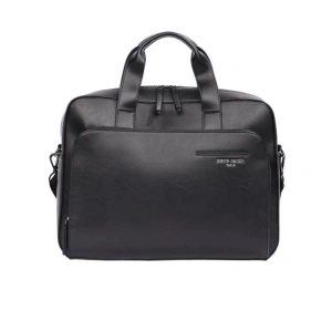 PIERRE CARDIN 01PCMB679-S AYARLANABİLİR ASKILI EL TUTMA SAPLI SUNİ DERİ EVRAK ÇANTASI SİYAH