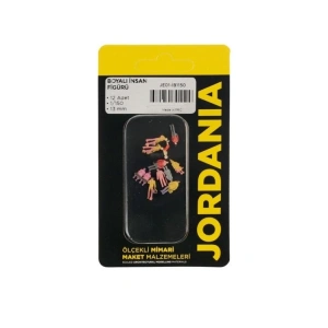 JORDANIA MAKET JE01-İB1150 BOYALI İNSAN FİGÜRÜ 1/150 13mm. 12Lİ TEK PAKET
