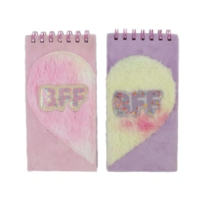 CEM DOLPHIN NP-215 PELUŞ TELLİ 19,5x10 cm BFF NOT DEFTERİ - TEKLİ