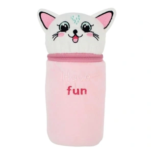 CEM DOLPHIN PC-4902 PELUŞ HAVE FUN RENKLİ 21x8 cm KALEM ÇANTASI - TEKLİ