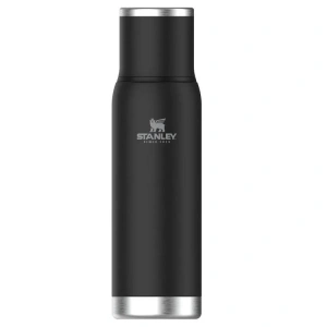 STANLEY 10-10819-010 THE ADVENTURE TO-GO 1 L. PASLANMAZ ÇELİK TERMOS SİYAH