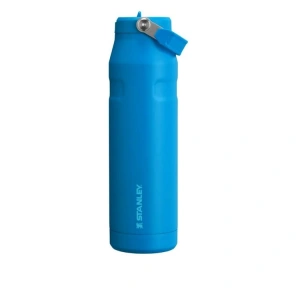 STANLEY 10-12111-079 PİPETLİ THE ICEFLOW BOTTLE FLIP STRAW 1.06 LT. PASLANMAZ ÇELİK TERMOS MAVİ